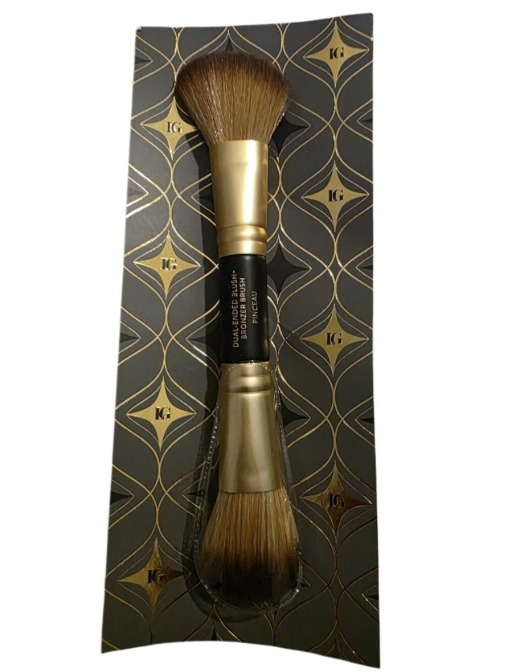 Laura Geller Dual-Ended Gold and Brown Makeup Brush